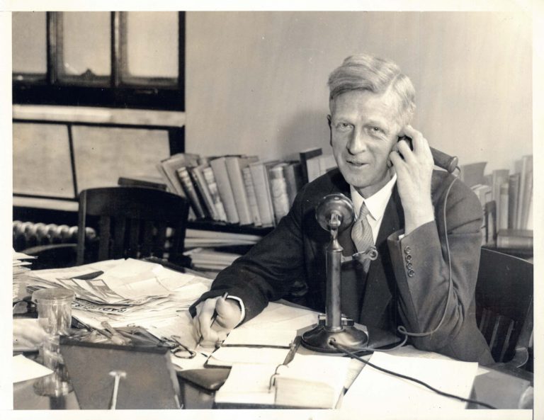 James Grover McDonald nach seiner Ernennung zum Hochkommissar für Flüchtlinge aus Deutschland, New York, 7. Oktober 1933 Foto: International News Photo / Getty Images