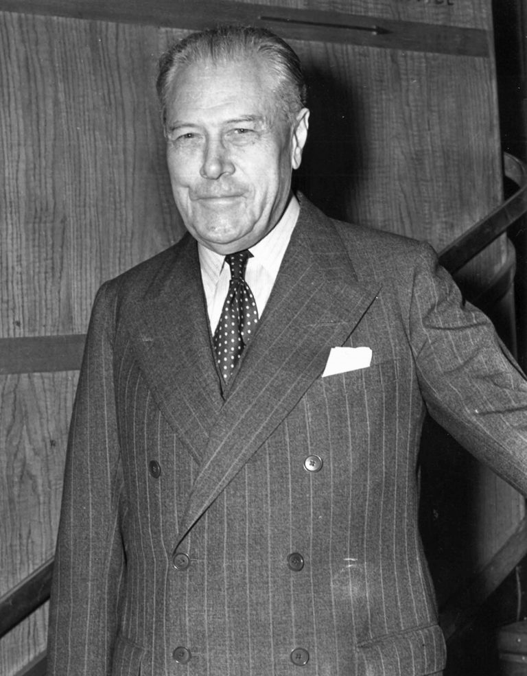 Myron Charles Taylor bei der Rückkehr aus Europa in die USA, 4. September 1939 Bettmann Archive / Getty Images